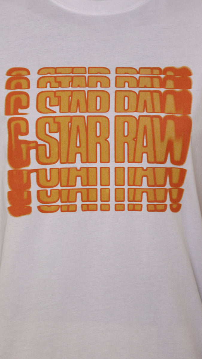 G-Star T-Shirt Gradient White